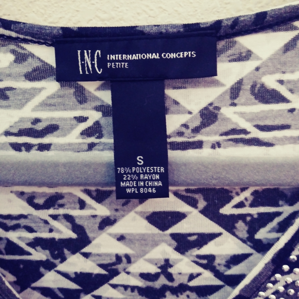 INC International - Cold Shoulder Top - Picture 3 of 9